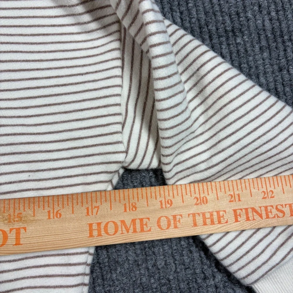 Daily Bebe Kids Striped Hoodie and‎ Joggers Set Cream Brown XL